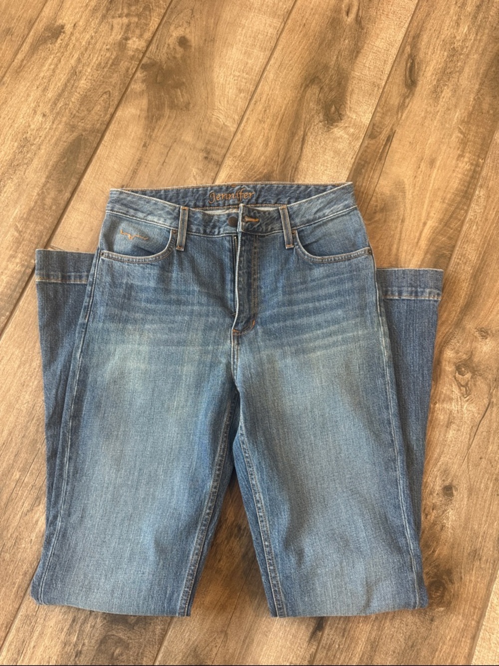 Kimes Ranch Blue Flare-Wide Leg Women's Jeans